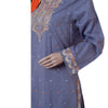 3-Piece Lawn Suit, Grey Embroidered with Zari Dupatta, for Women