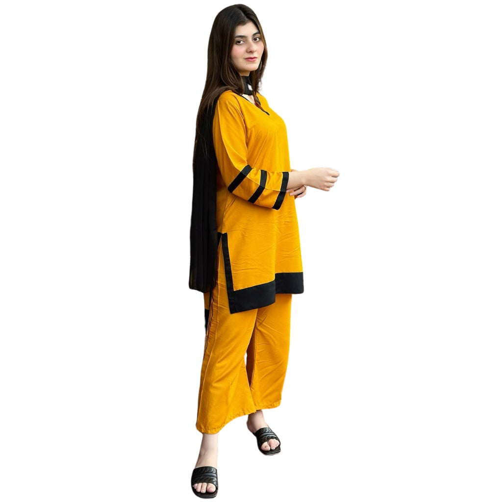 Suit, Stitched Arabic Lawn & Elegant Lace Work, for Women