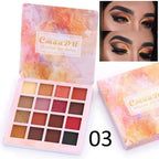 16 Color Eyeshadow Makeup Palette Matte & Shimmer Powder Eye Shadow Kit
