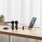 K8 Dual Wireless Microphone, 360° Noise Cancelling Lavalier Mic System