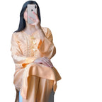 Suit, Sequence Embroidered, Block Printed & Comfortable Fit, for Women