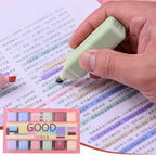 Highlighter Marker Pen Set – 6 Soft Fluorescent Colors (Pack of 6)