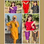 Suit, Trendy Petal Embroidery 2 Piece, Stylish & Elegant, for Women