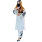 Embroidered Shafoon 3Pc Dress, Elegant Design & Wedding Wear, for Women