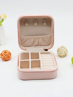 Portable Jewelry Storage Box, Travel Jewelry Organizer Case