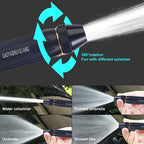 Nozzle, Adjustable Water Pressure Washer for Car Wash and Garden Use