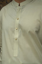 GREENISH COTTON MEN'S KAMEEZ SHALWAR