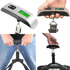Portable Digital Luggage Scale, LCD Display & Unit Conversion for Travel
