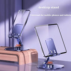 Metal Mobile Holder, 360° Rotatable Stand with Carbon Steel Plate