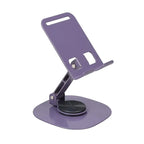 Metal Mobile Holder, 360° Rotatable Stand with Carbon Steel Plate
