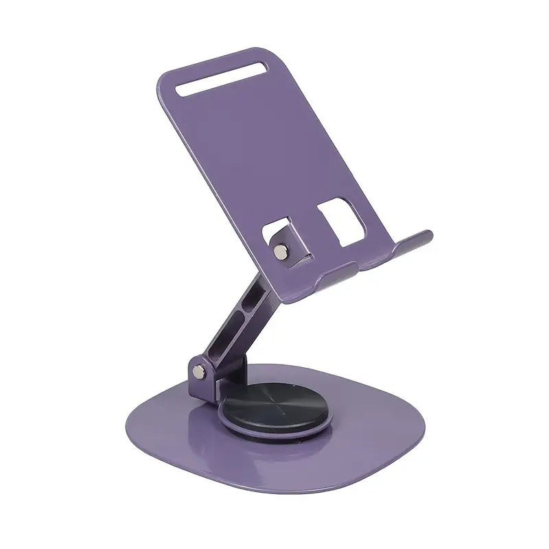 Metal Mobile Holder, 360° Rotatable Stand with Carbon Steel Plate