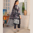 Suit, Original Binti-E-Naaz, 3 Piece Printed Lawn, for Women