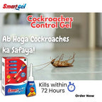 SmartGel Cockroach Killer, Odorless Precision Gel Bait