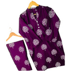 Tree Design Suit, Stitched Arabic Lawn, Printed Shirt and Trouser, for Women