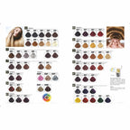 Hair Color Shade Card, Printed Booklet, for Unisex