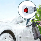 Hand Pump Foam Sprayer Bottle, 2L, Air Pressure, for Car Wash & Cleaning
