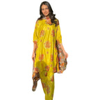 Arabic Lawn Suit, Gulab Print, Lace & Elastic Details, for Women