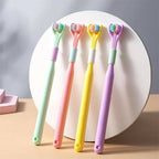 Three-Sided Ultra Soft Bristle Toothbrush – Gentle Oral Care Safety Teeth Cleaning Brush | Pack of 2
