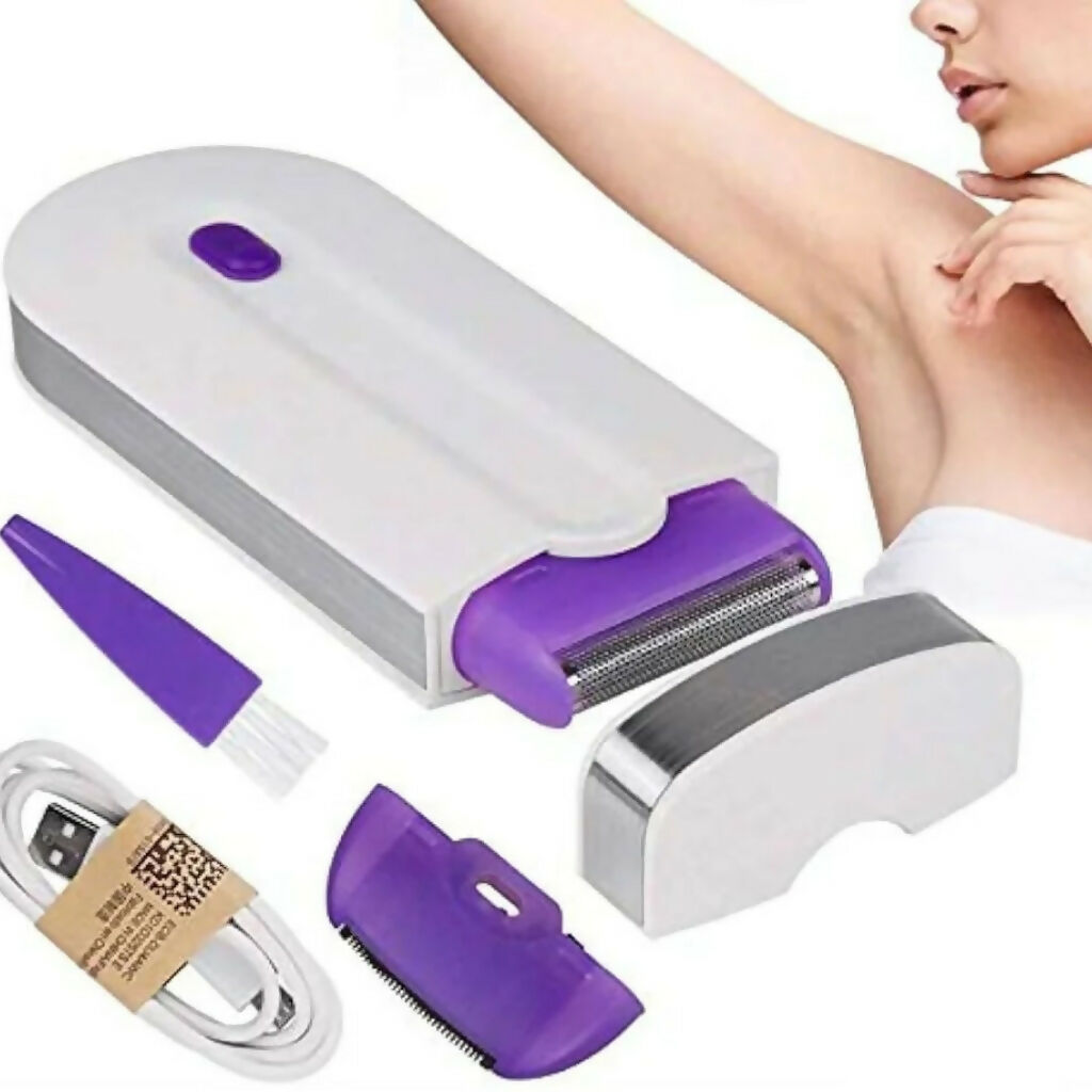 Portable Rechargeable Hair Remover, Gentle and Painless