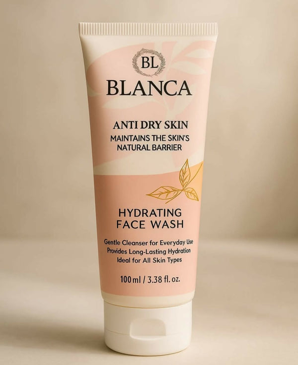Blanca Anti Dry Skin Hydrating Facewash 100ml Gentle Cleanser For Moisturized Smooth And Healthy Skin