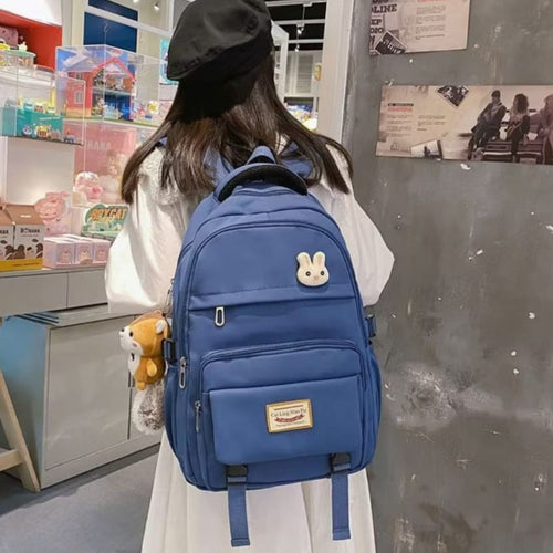 Trendy Korean Backpack for Students Durable School College Bag