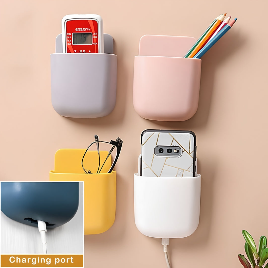 Multifunctional Wall Storage Holder for Phone & Remote