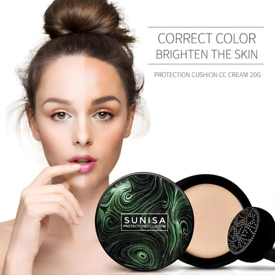 Sunisa Mushroom Head Air Cushion Foundation Waterproof BB CC Cream