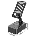 3-in-1 Rotating Foldable Phone Stand with Bluetooth Speaker