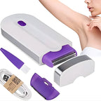 Portable Rechargeable Hair Remover, Smooth & Gentle Care for Women