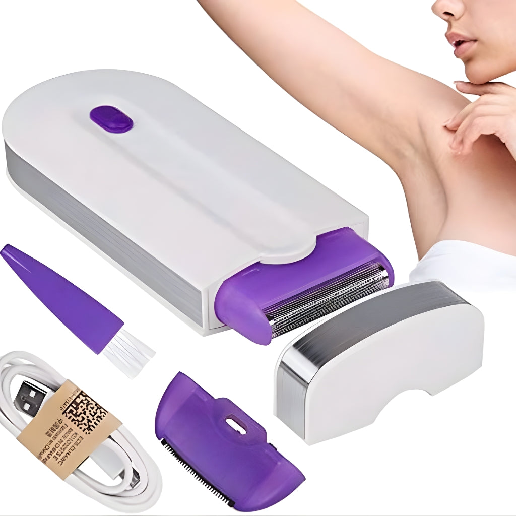 Portable Rechargeable Hair Remover, Smooth & Gentle Care for Women