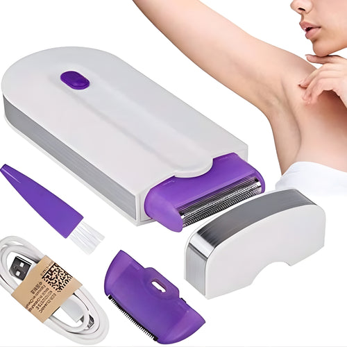 Portable Rechargeable Hair Remover, Smooth & Gentle Care for Women