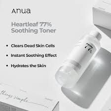 Anua Heartleaf Soothing Toner Calming Korean Skincare