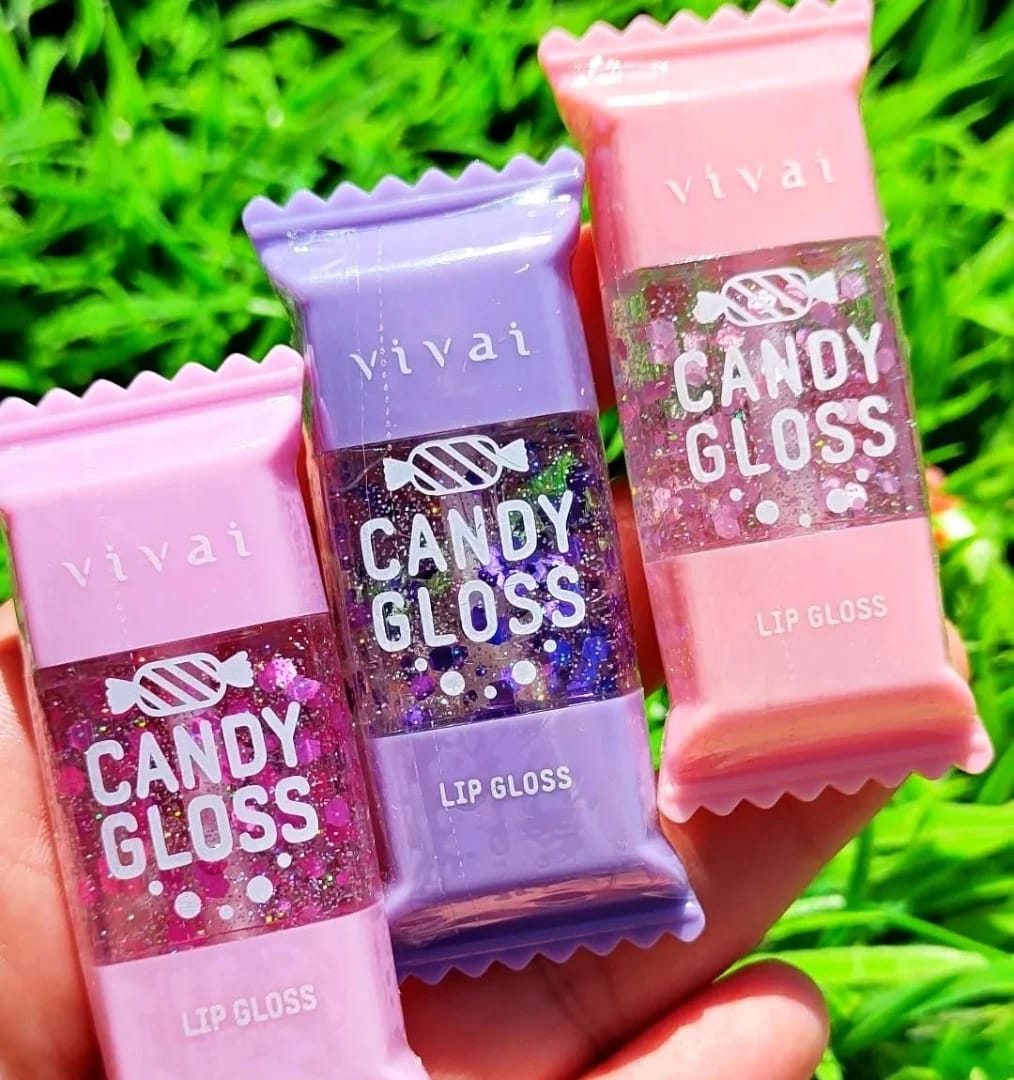 Cute Candy Lip Gloss Pack Of 6 Glossy Hydrating Set