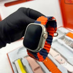 Ultra Smart Watch with 7 Silicone Straps – Stylish & Customizable Edition