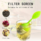 Tea Infuser, Reusable with Silicone Lid for Loose Leaf Tea