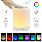 Speaker, Touch Lamp Bluetooth with LED Color Light