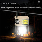 Solar Powered Hanging Camping Light, Dual Charging LED Lantern