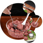 Stainless Steel Meatball Spoon – Non-Stick Scoop Ball Maker
