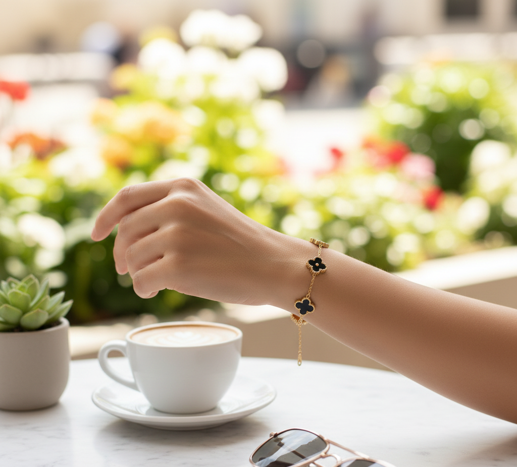 Clover 2-in-1 Bracelet – Stainless Steel Modern Multi-Style Design