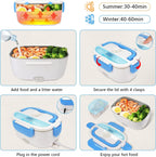 Lunch Box, Waterproof Portable Electric Heating, and Leak Proof Lid