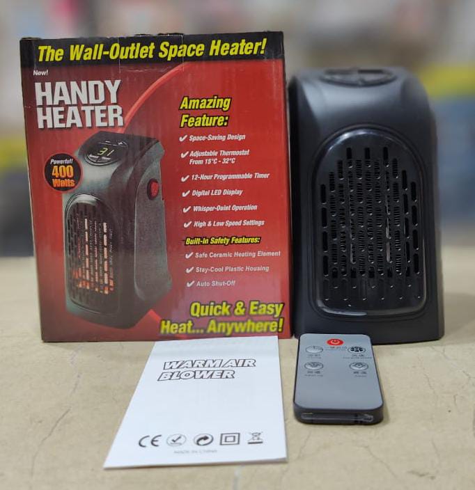 Handy Heater 400 Watt Wall Outlet Portable Room Heater