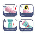 Projection Flashlight Torch, with 24 Cartoon Images Toy for Kids