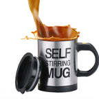 Mug, Automatic Self Stirring for Coffee and Beverages