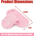 Moisturizing Spa Socks Silicone Gel Socks for Women Repairing Softening Dry Cracked Feet Comfortable Care (Random Color)