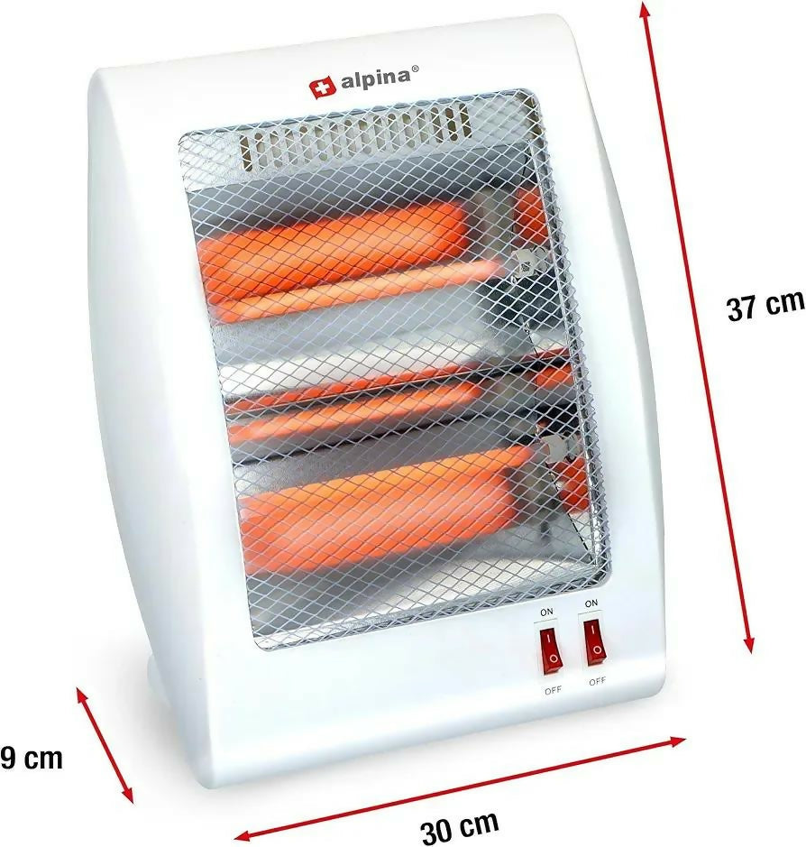 Electric Quartz 800W 2 Rod Electric Heater