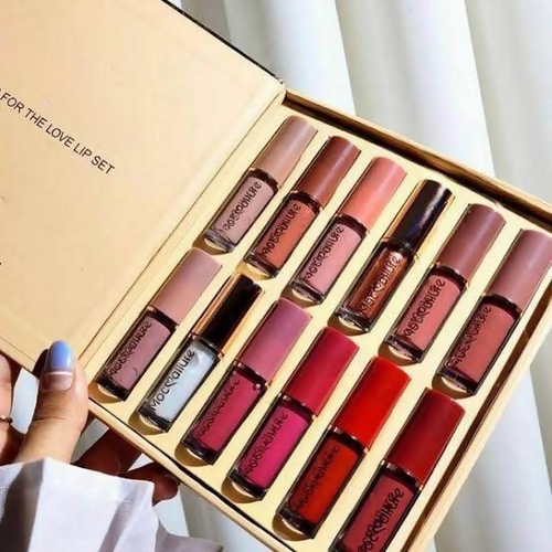 Lip Gloss Set, 12 in 1 Multi-Shade Collection, Smooth & Non-Sticky Finish