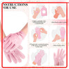 Silicone Moisturizing Gloves Set for Dry Cracked Hands