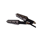 Bike Indicator HeartBeat Running Style With LAVA DRL Yellow-White/Yellow-Red/Yellow-Blue