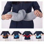 Neck Support Pillow, Ergonomic with Soft Velour Cover and Memory Foam