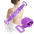 Silicone Back Scrubber Bath Belt, Exfoliator for Deep Cleaning and Massage